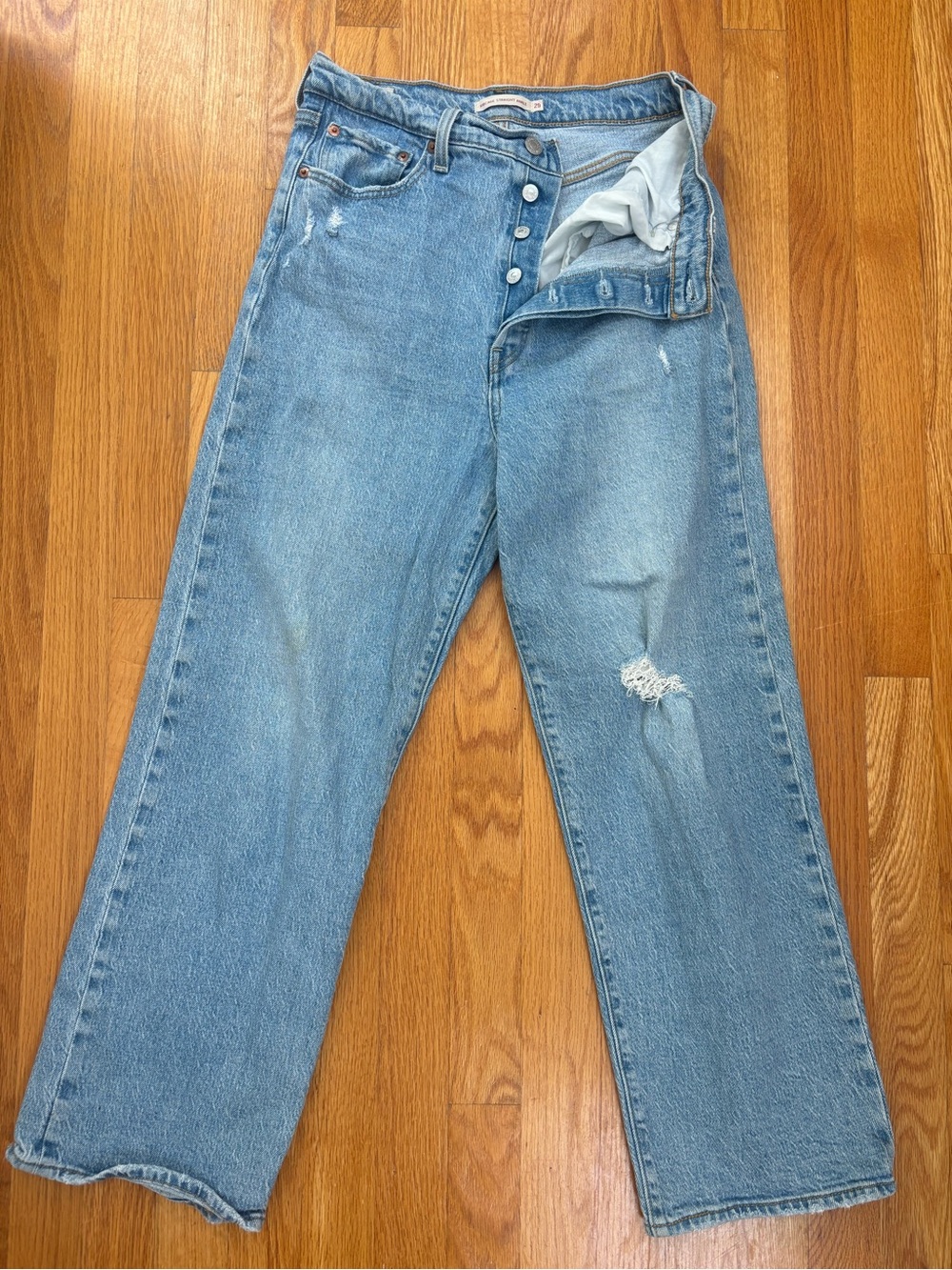Levi's Light Blue Straight-Leg Jeans